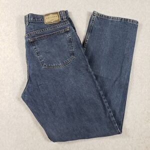 Arizona Jean Company Men's Loose Fit Blue Denim‎ Jeans Size 34x36